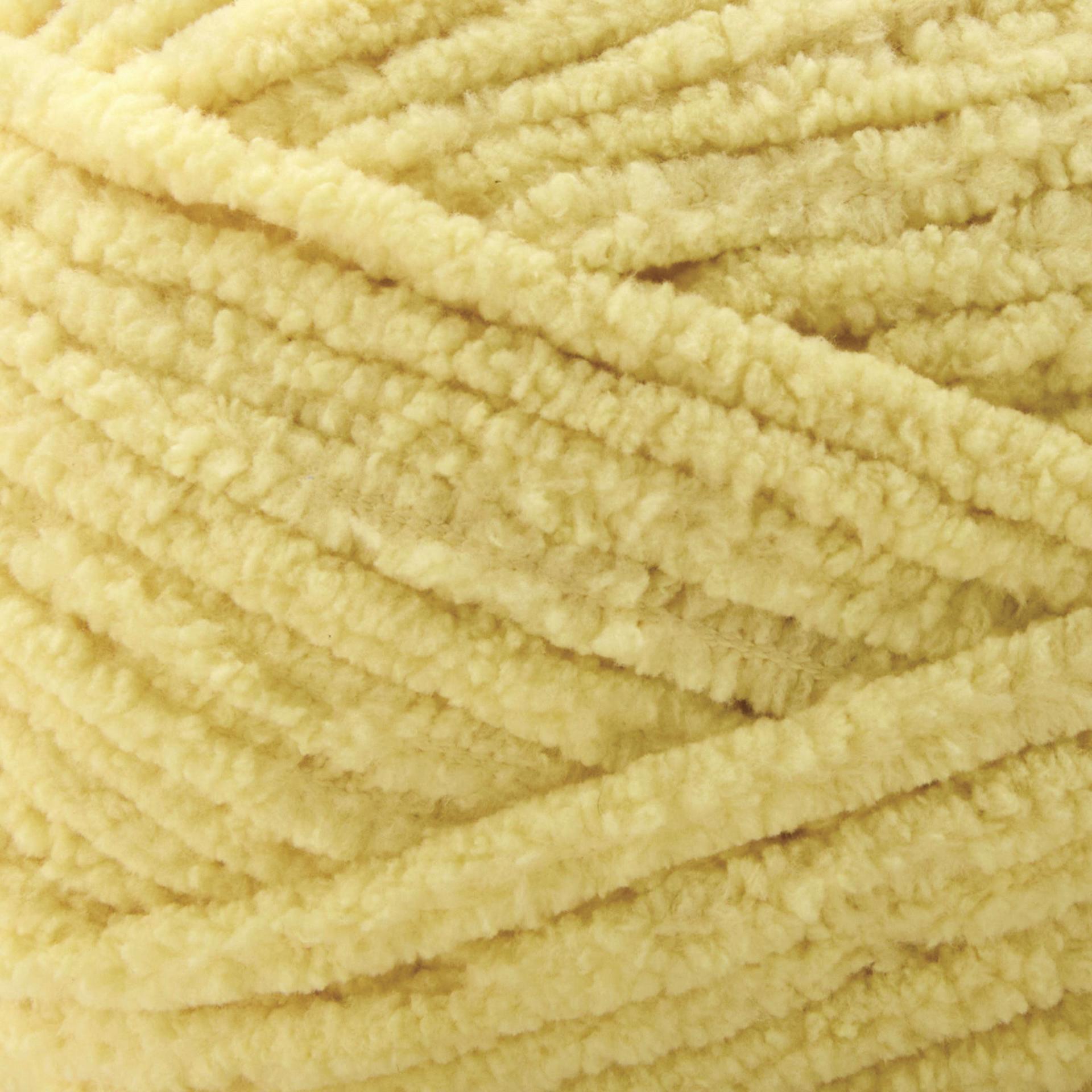 Premier Yarn Basix Chenille Brights Yarn - Banana - close-up
