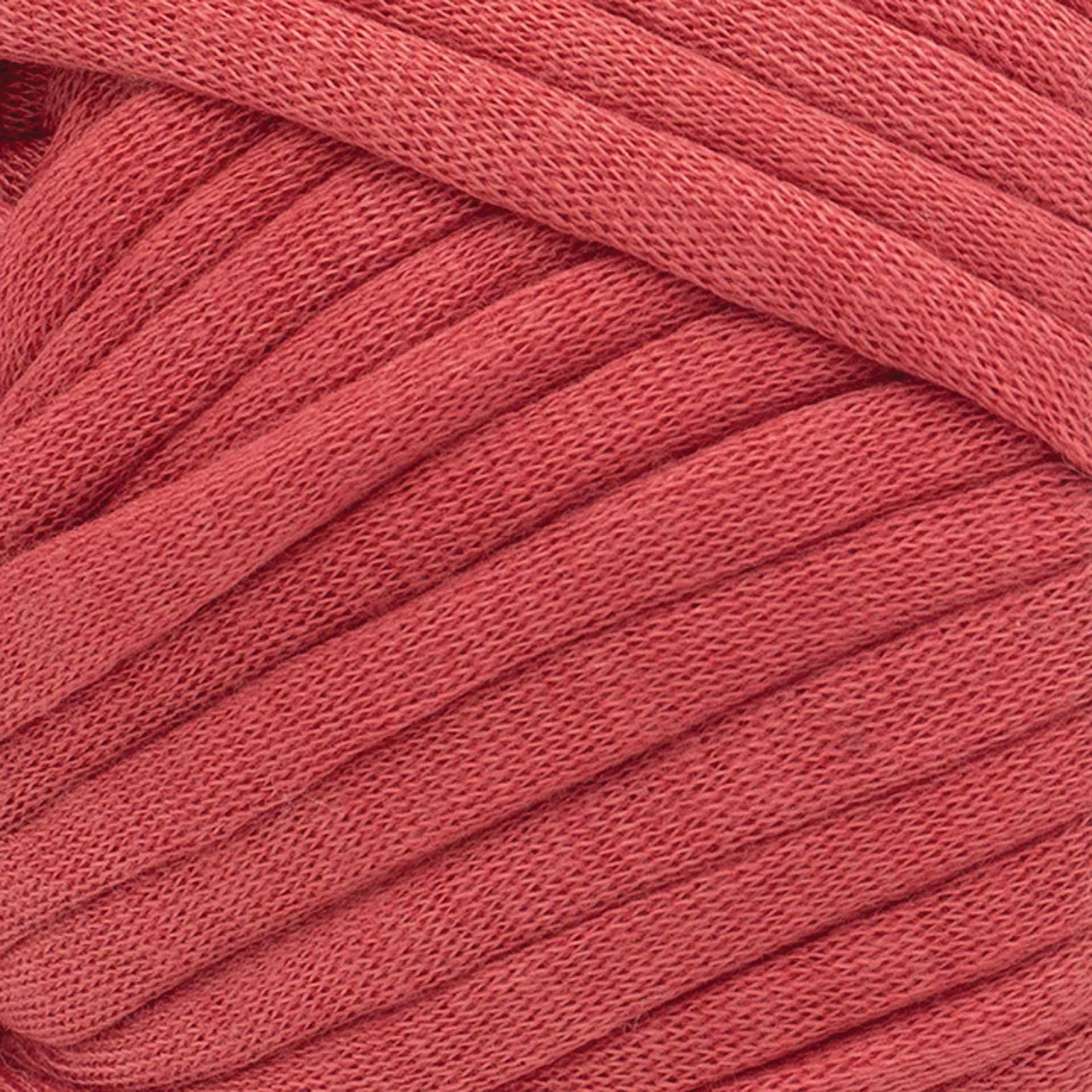 Lion Brand Cover Story Lazy Days Thick & Quick Yarn - Brick Red, 125 yards close-up