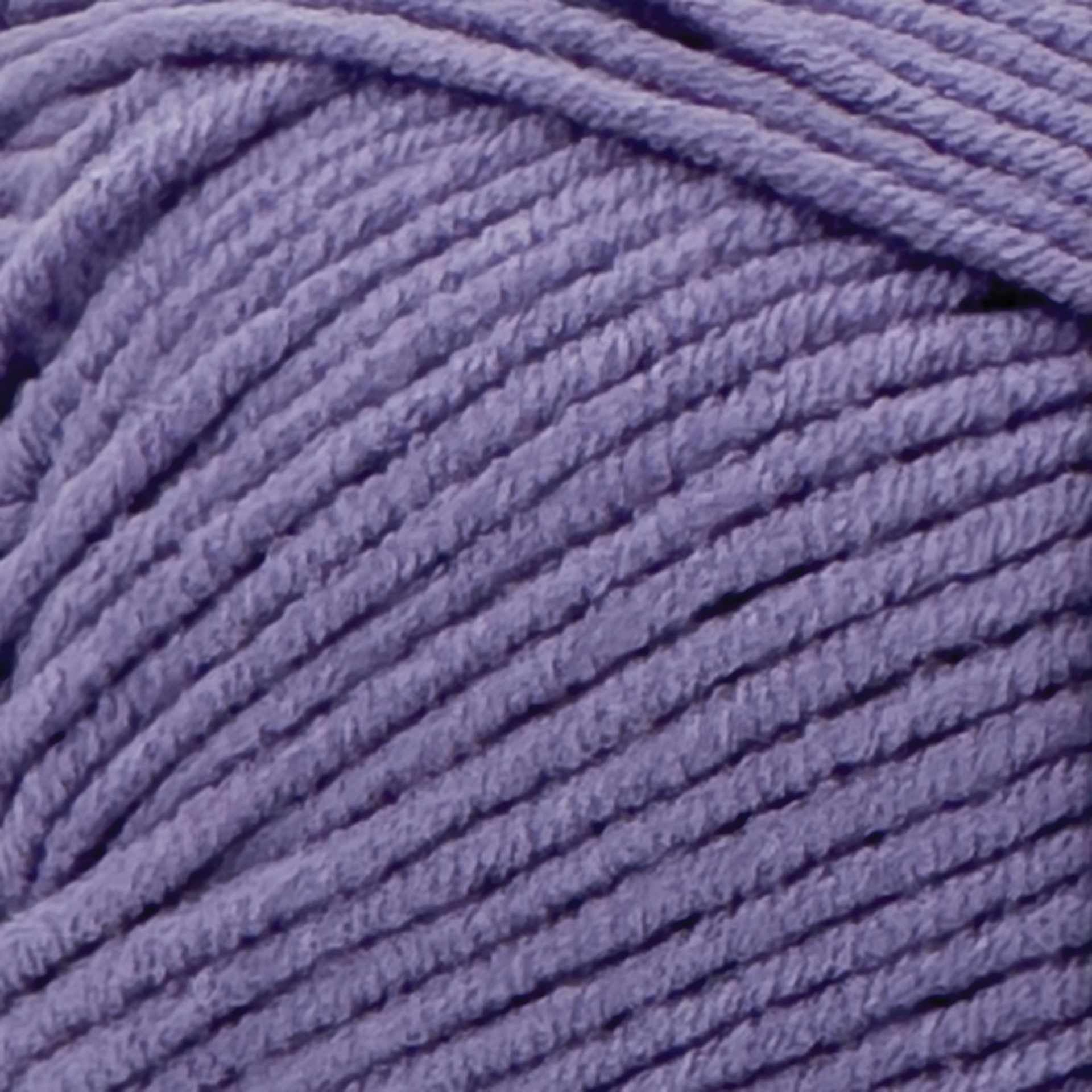Lion Brand Made With Love The Cottony One Yarn - Knit One Purple One - close-up