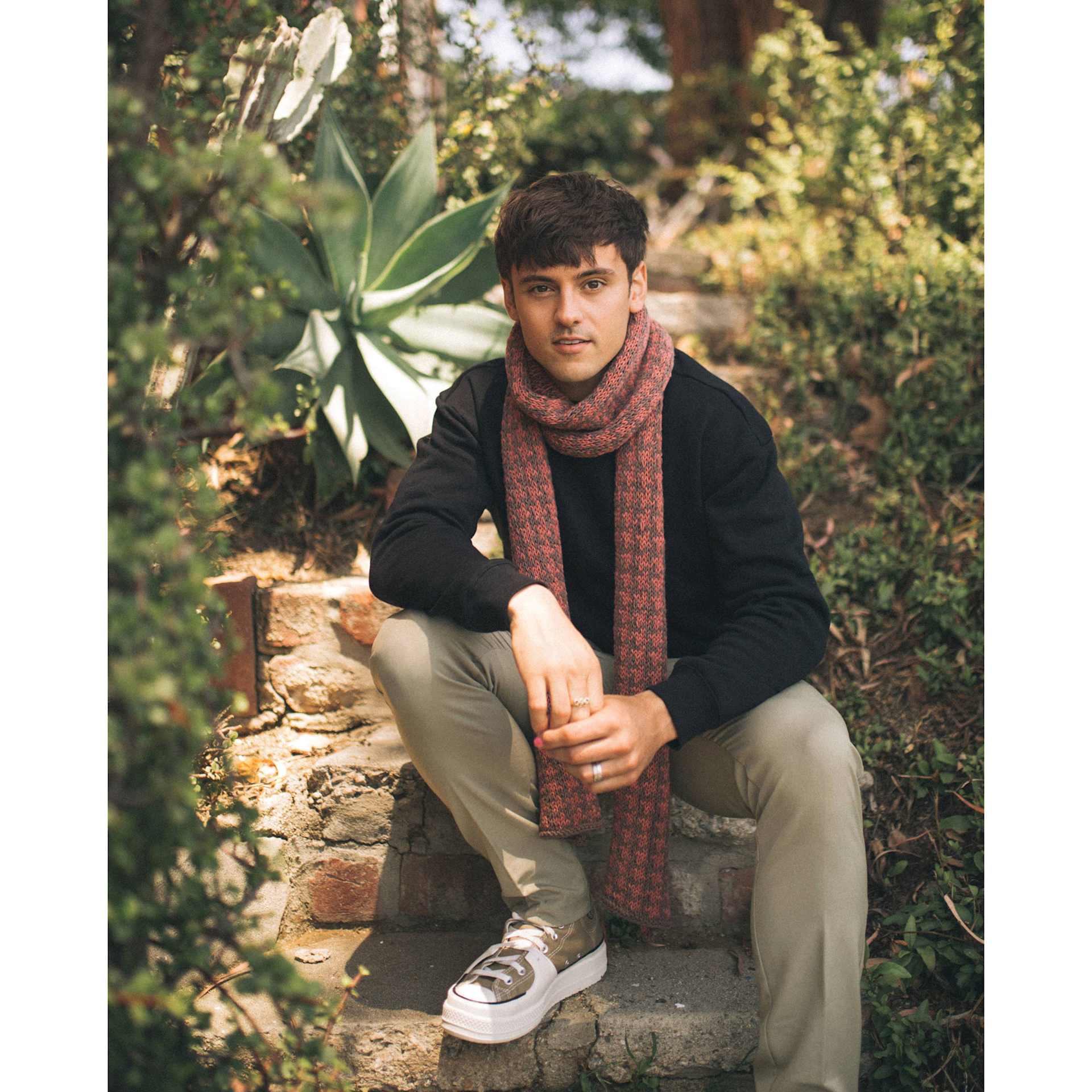Lion Brand Made With Love The Cottony One Yarn - finished scarf example