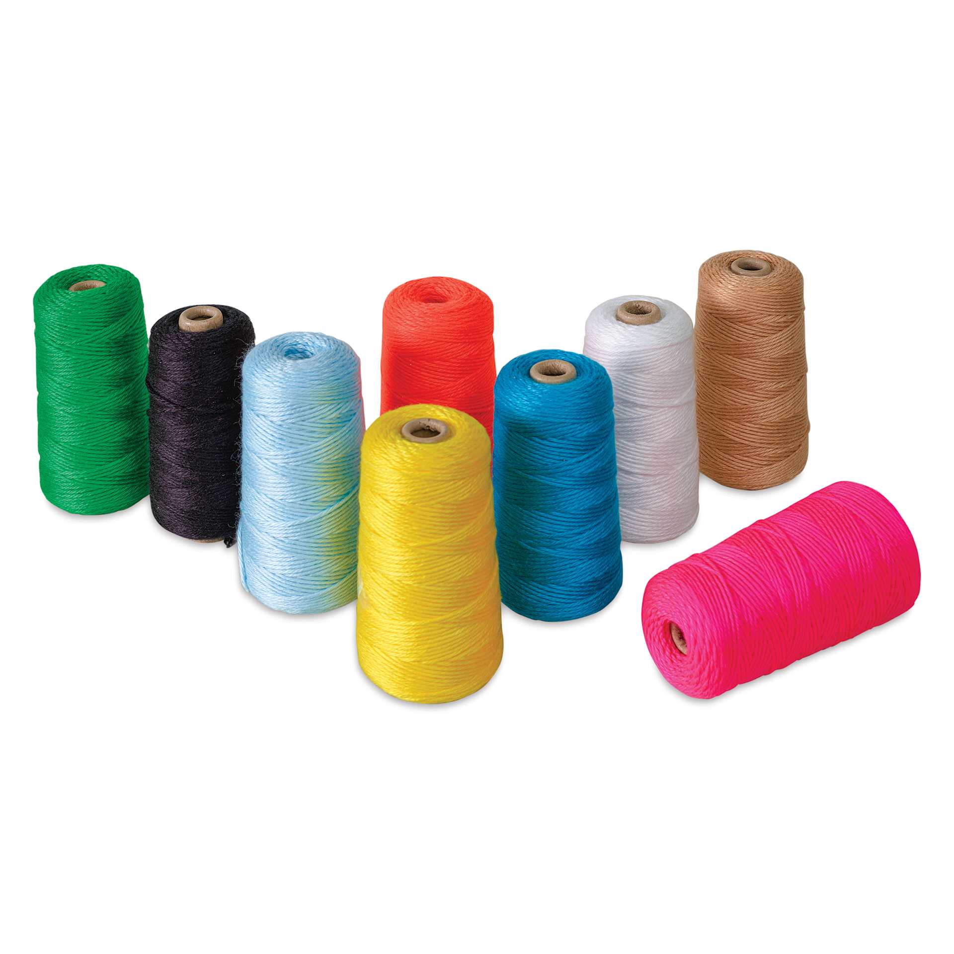 Pepperell Double Weight 4-Ply Yarn Set - Assorted Colors, 8 oz Skeins, Set of 9
