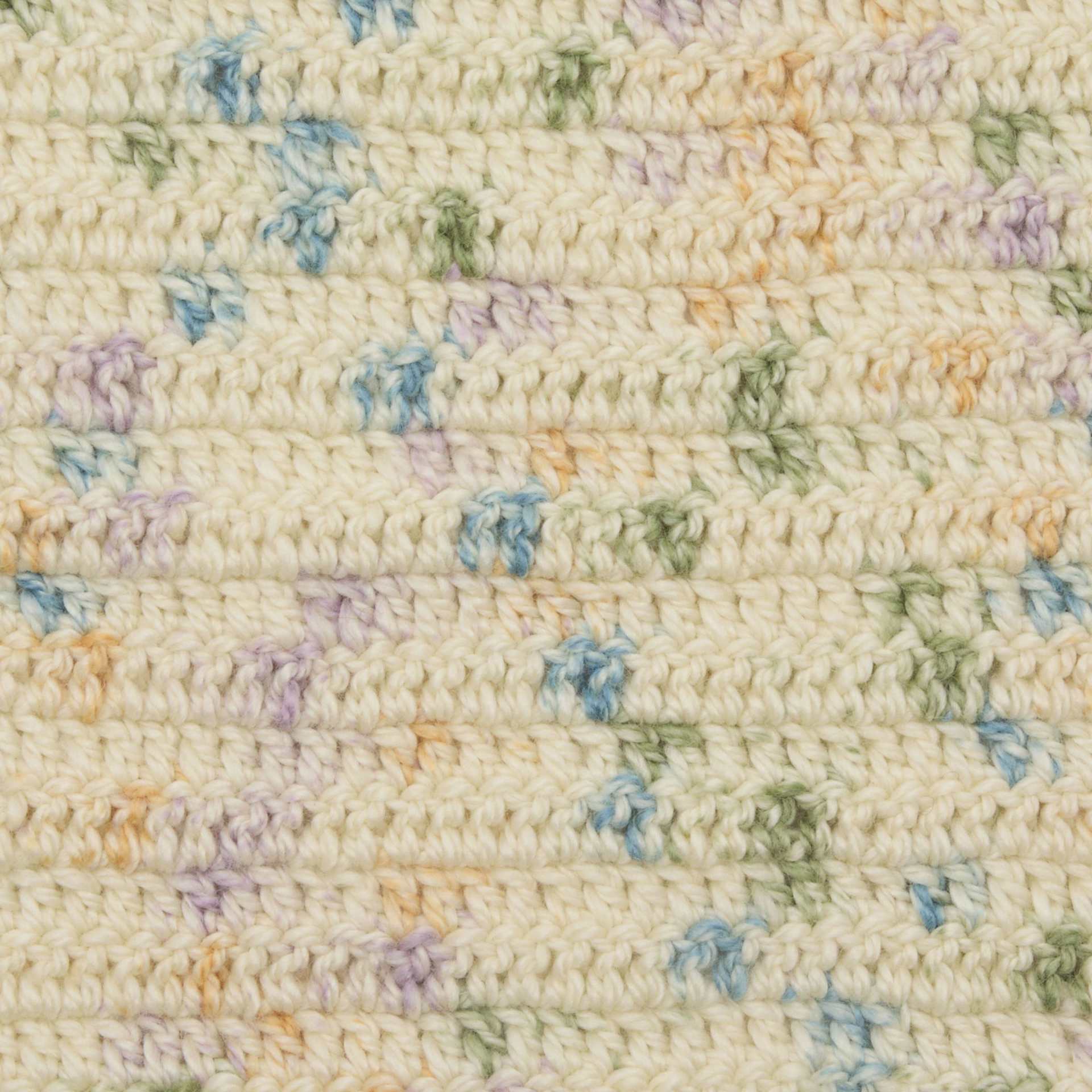 Premier Yarn Elle By Me Charlotte Multi Yarn - Lichen - finished knitting pattern example, dots