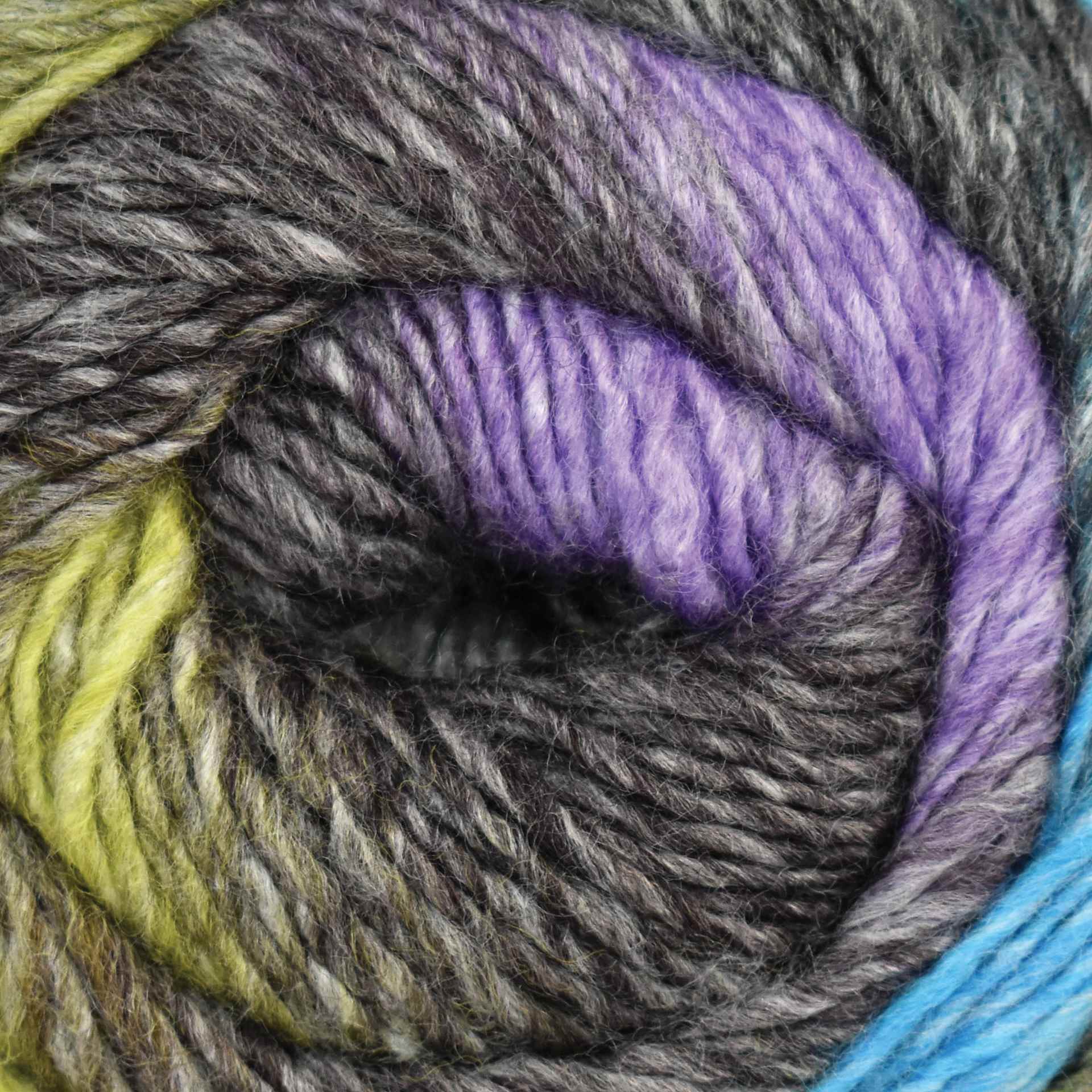 Universal Yarn Colorburst Yarn - Baltic, close-up