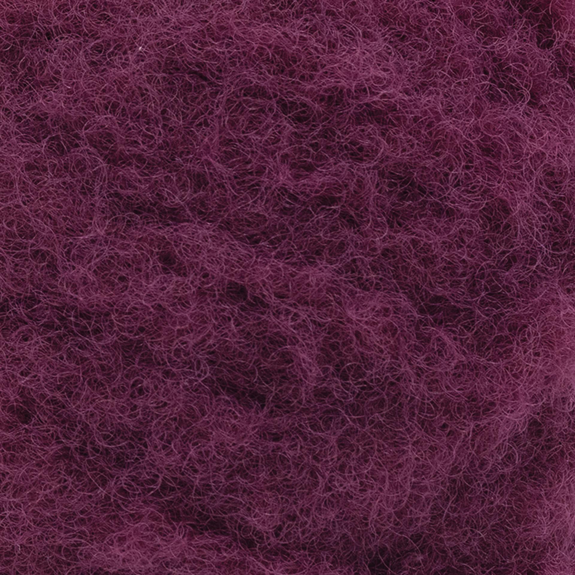 Lion Brand Feels Like A Dream Yarn - Eggplant, close-up