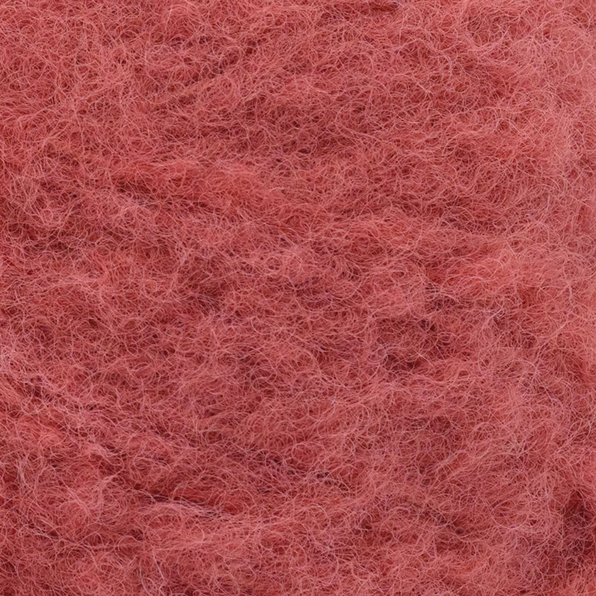 Lion Brand Feels Like A Dream Yarn - Cinnabar, close-up
