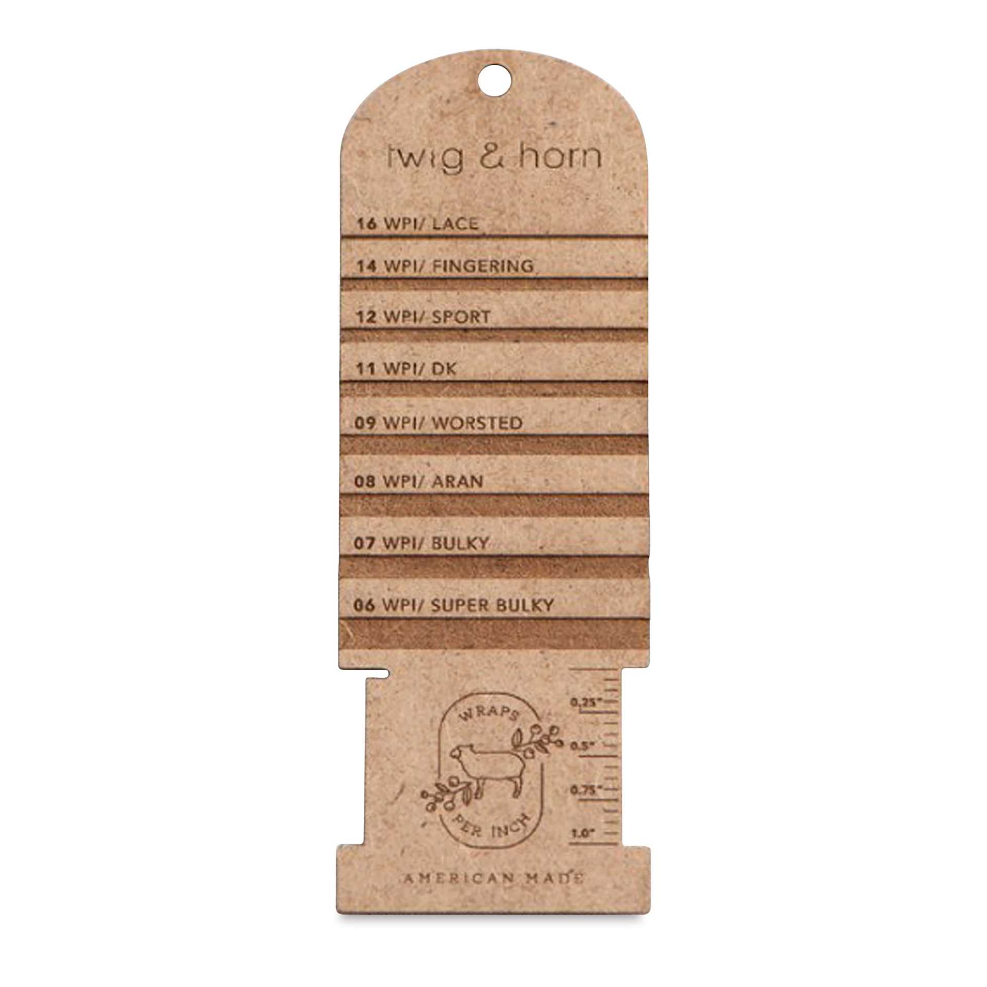 Twig & Horn Wraps Per Inch Tool