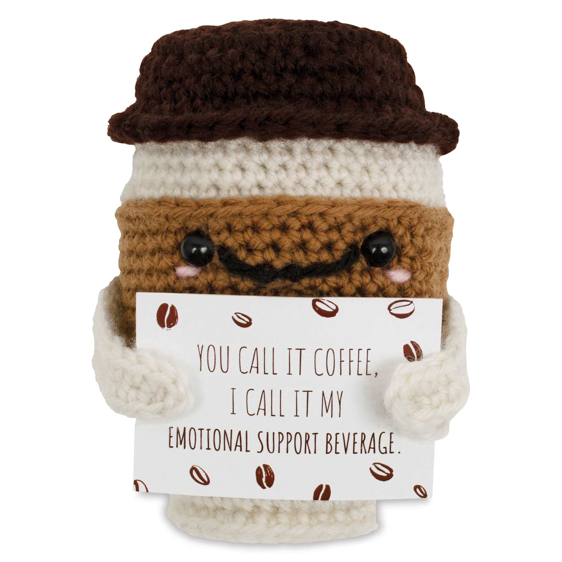 Needle Creations Crochet Kit - Coffee finished project
