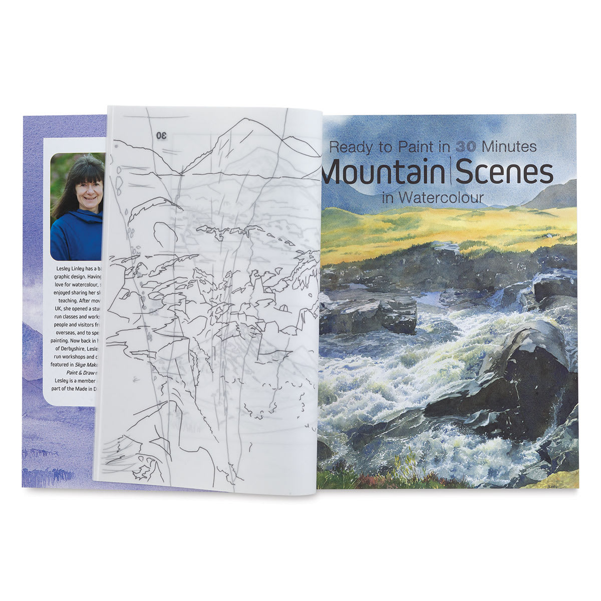 Ready to Paint in 30 Minutes: Mountain Scenes in Watercolour