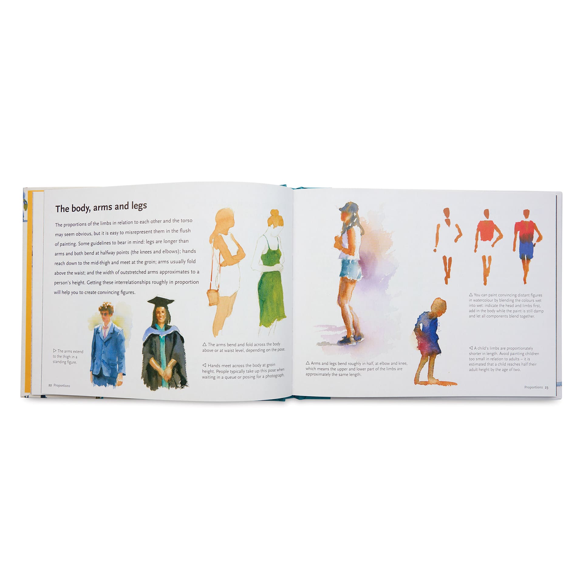 Learn to Paint People Quickly, the body, arms, and legs