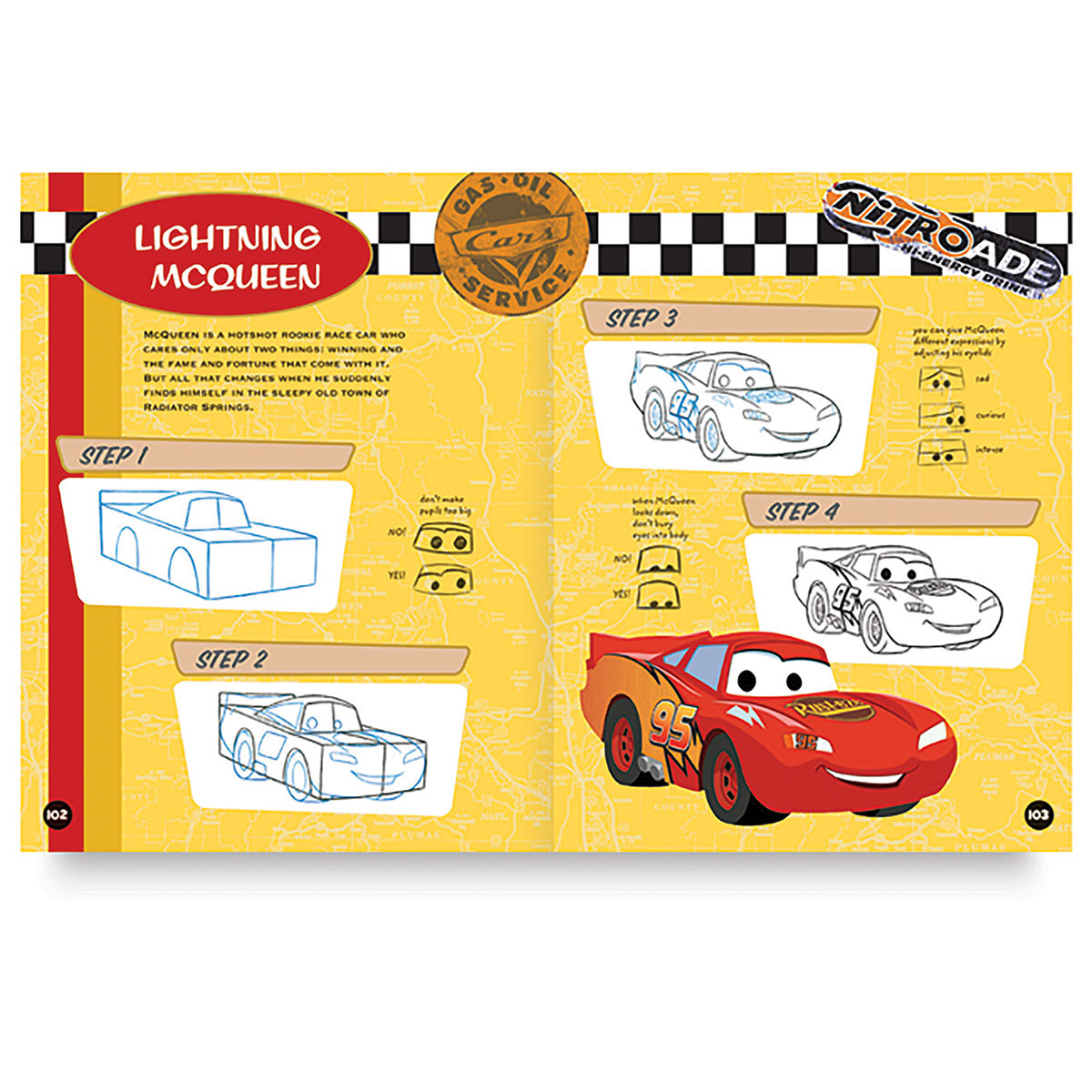 Learn to Draw Disney: Celebrated Characters Collection - Spread on Drawing Cars
