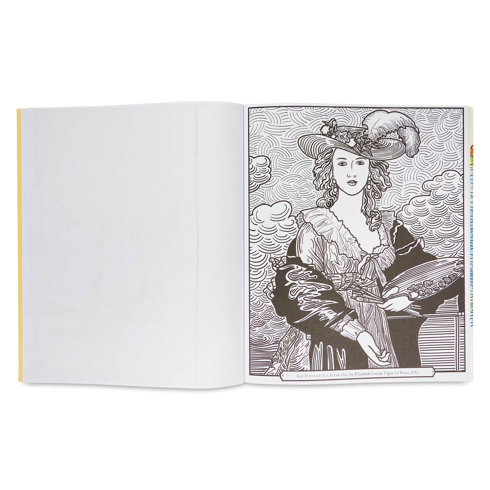 Usborne Magic Painting Book - Famous Paintings, Louise Élisabeth Vigée, *Le Brun* Portrait