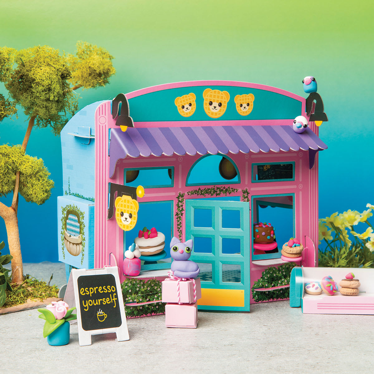 Klutz Mini Clay World Cute Café Kit (outdoor café)