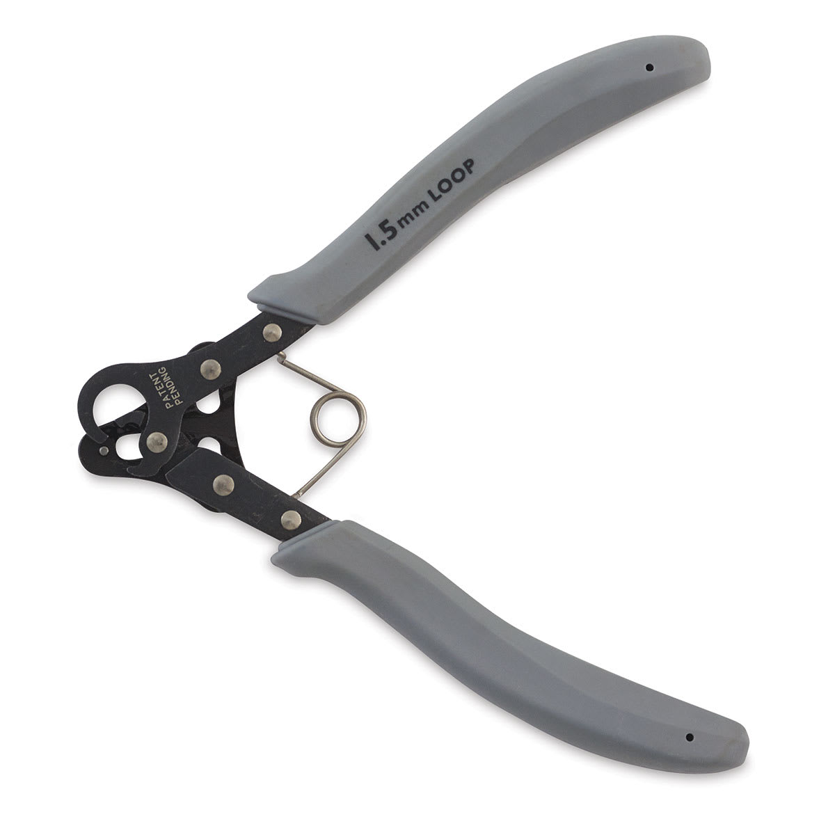 Beadsmith One Step Looper - Side view of Gray handled 1.5 mm Looper