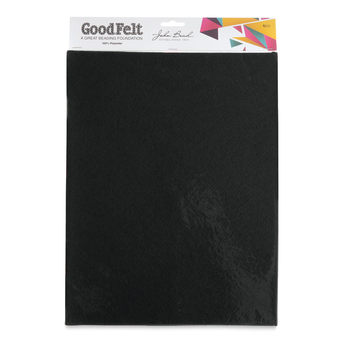 John Bead GoodFelt Beading Foundation - Front of Black Foundation package
