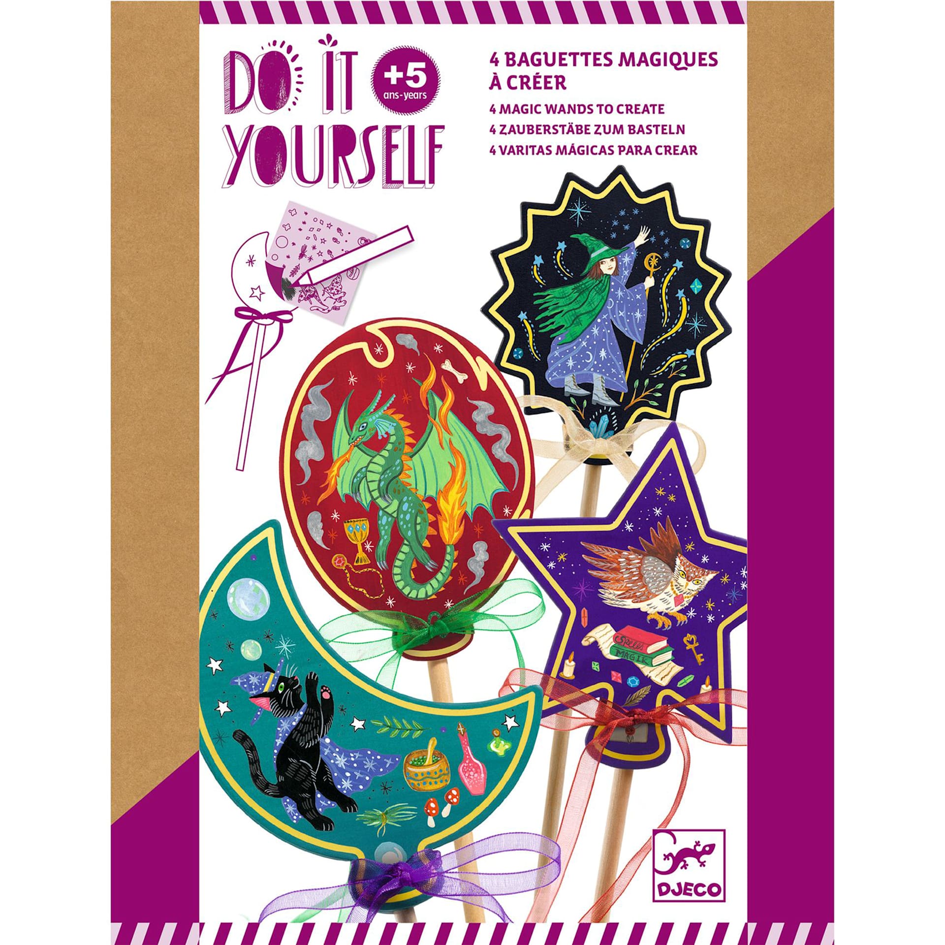 Djeco Do It Yourself Magic Wand Kit