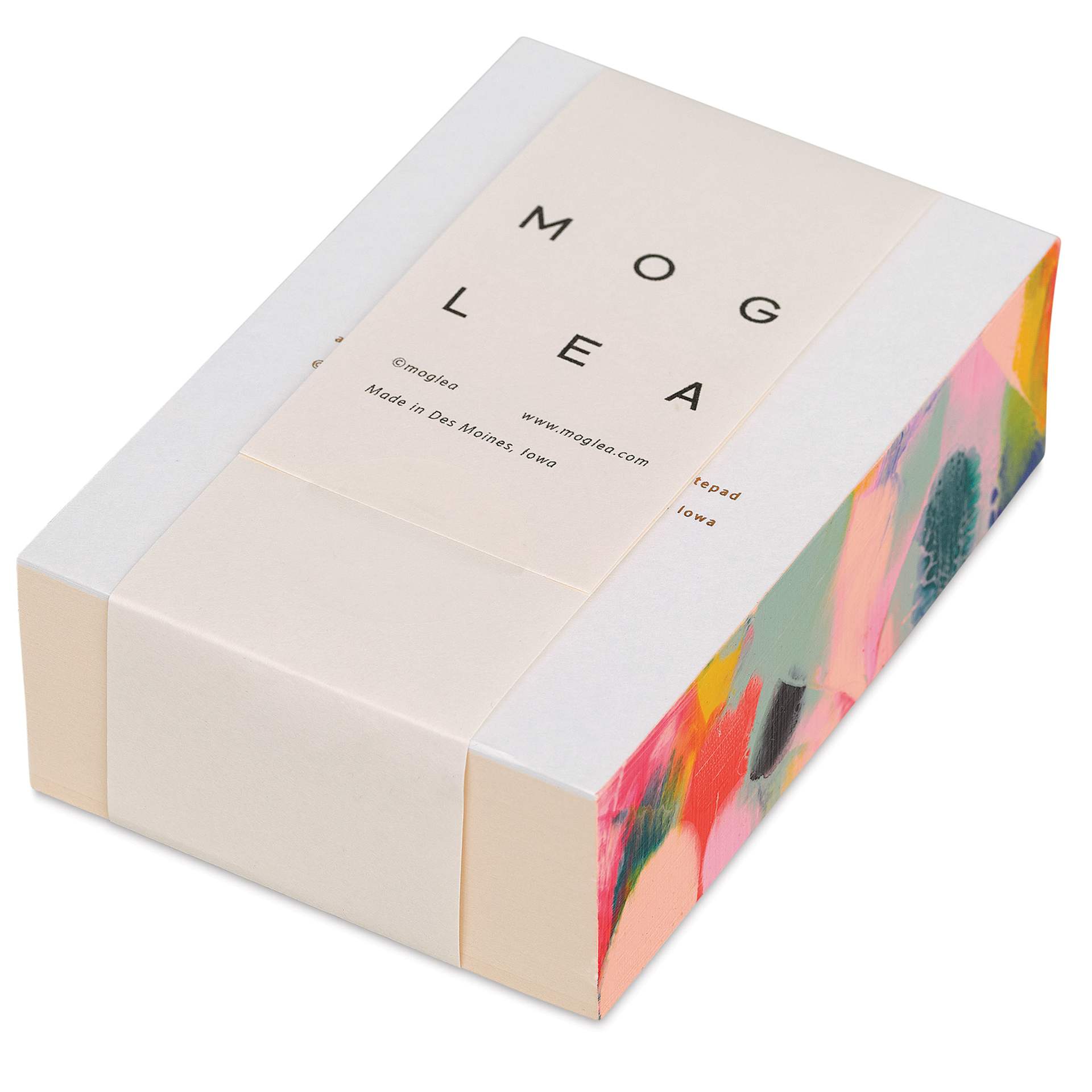 Moglea Candy Swirl Pad - Small (angled view, with tag)