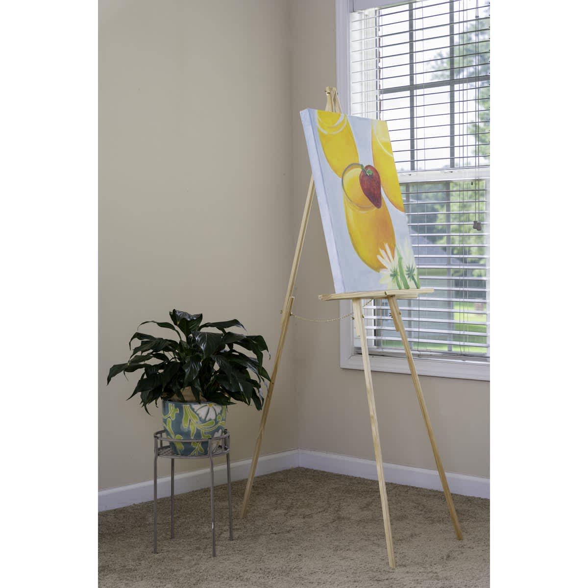 Display Easels Natural - Basic Wood Tripod - Peggable