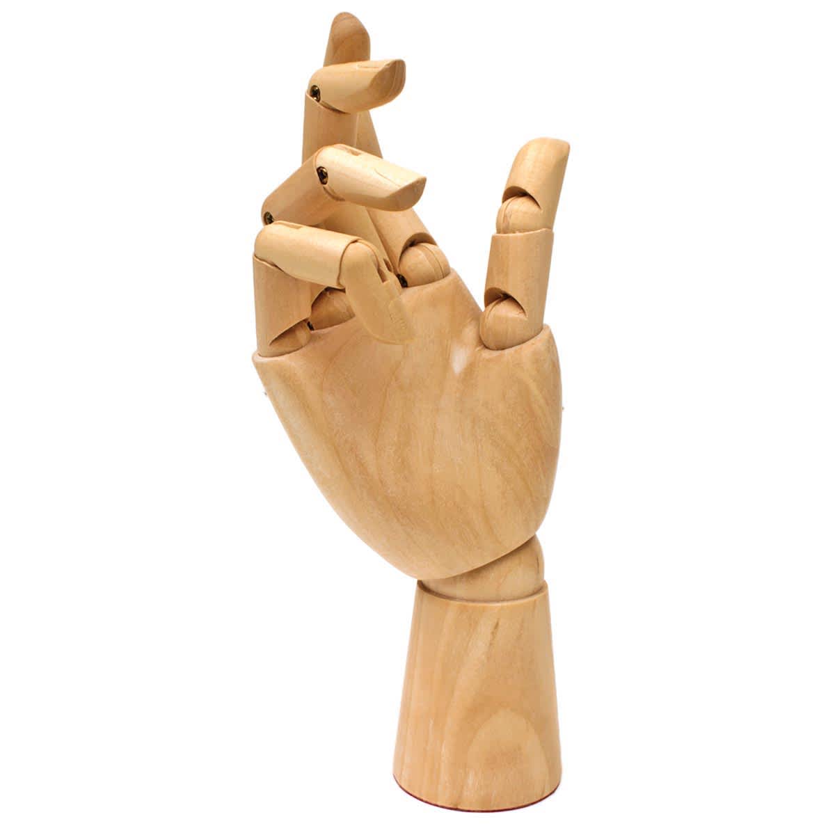 Art Alternatives Articulated Wooden Right Hand, 7"