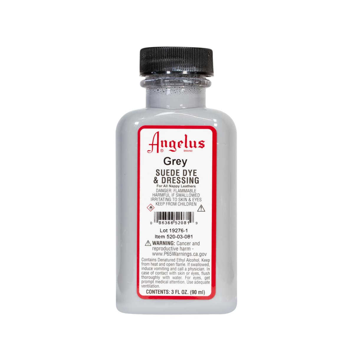 Angelus Suede Dyes Grey - 3 oz. Dauber Bottle