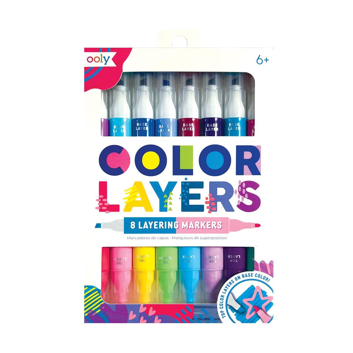 Color Layers Marker Set Double-Ended 8-Marker Set