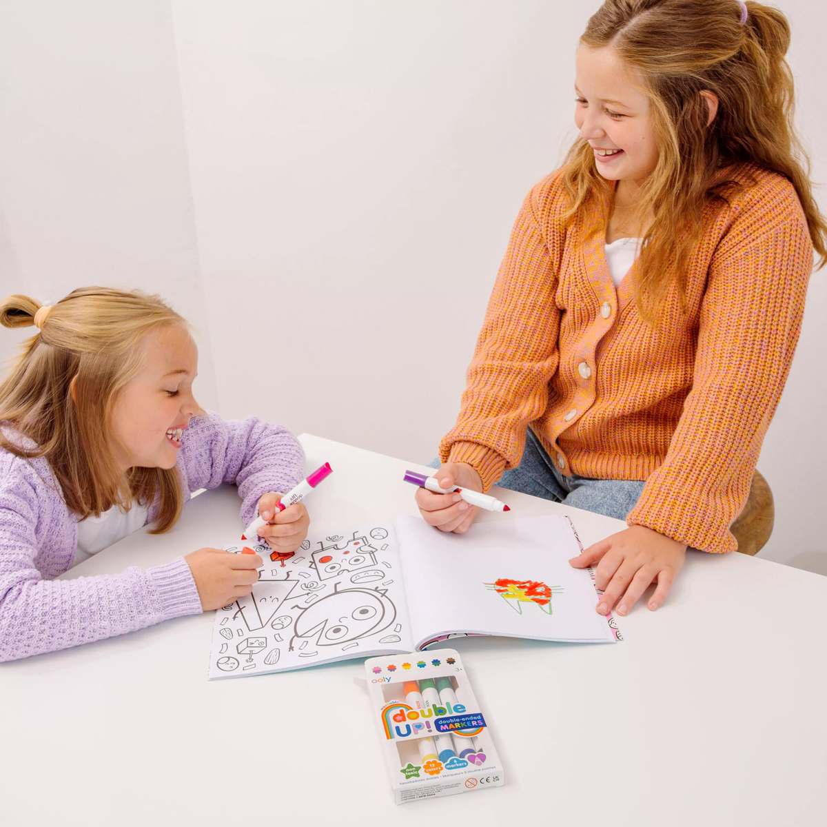 Double Up Double-Ended Markers 12-Color Set