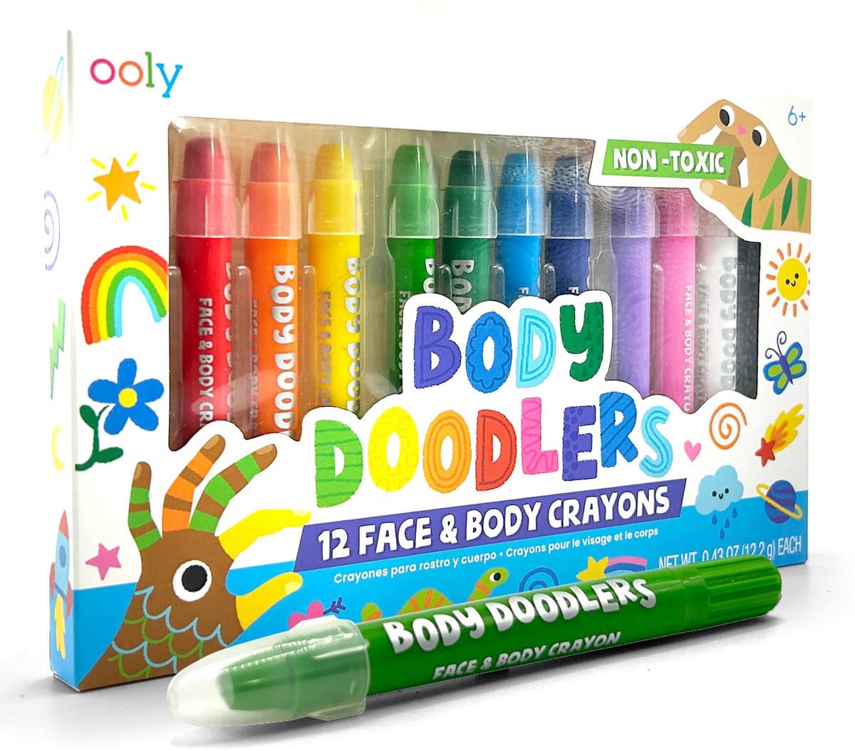 Body Doodlers 12-Color Set