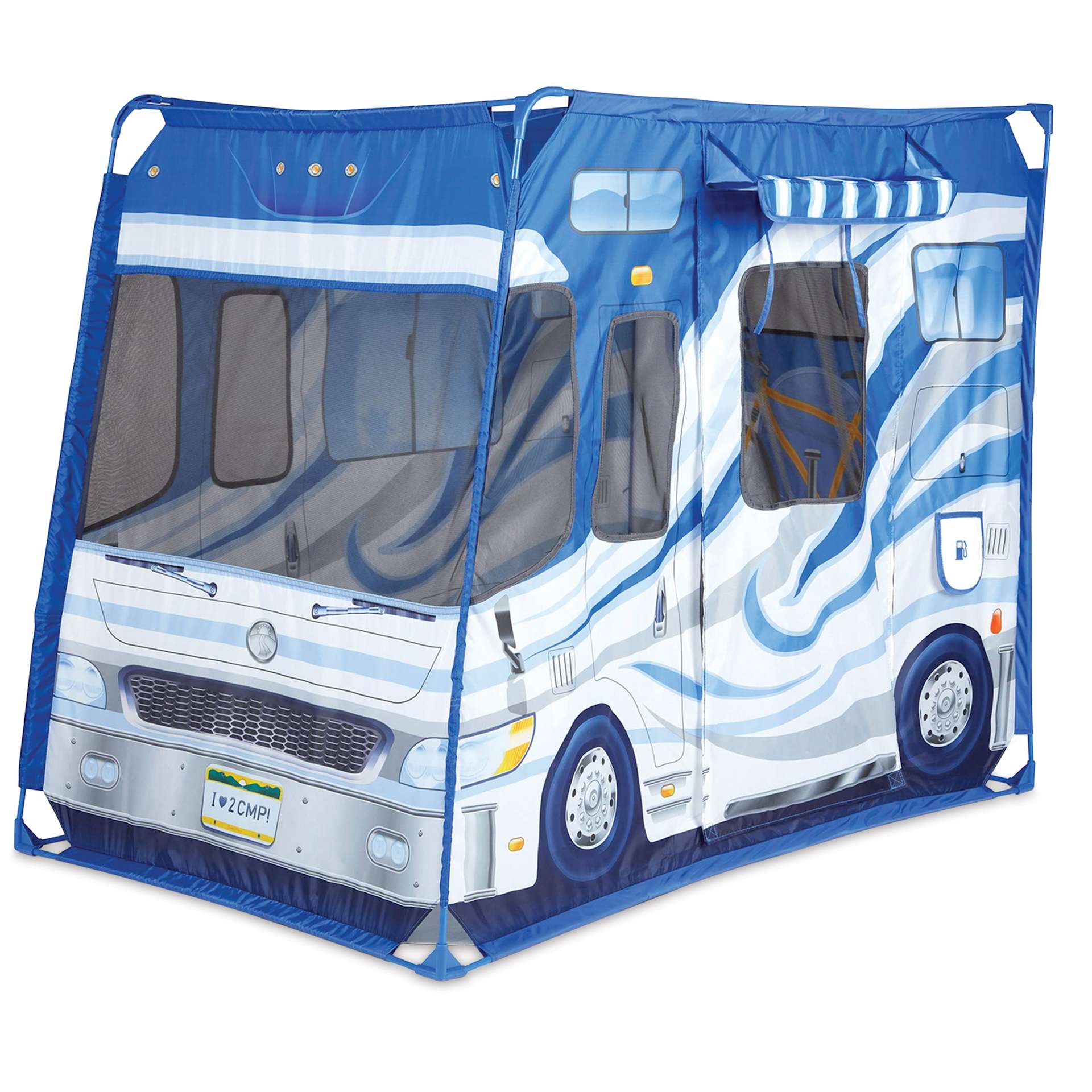 Melissa & Doug Let's Explore Camper Tent Play Set (Tent assembled)