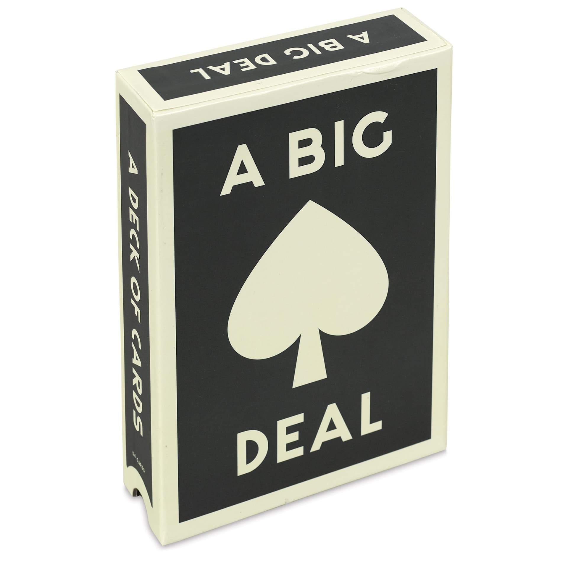 Brass Monkey A Big Deal Giant Playing Cards (front of packaging, angled view)