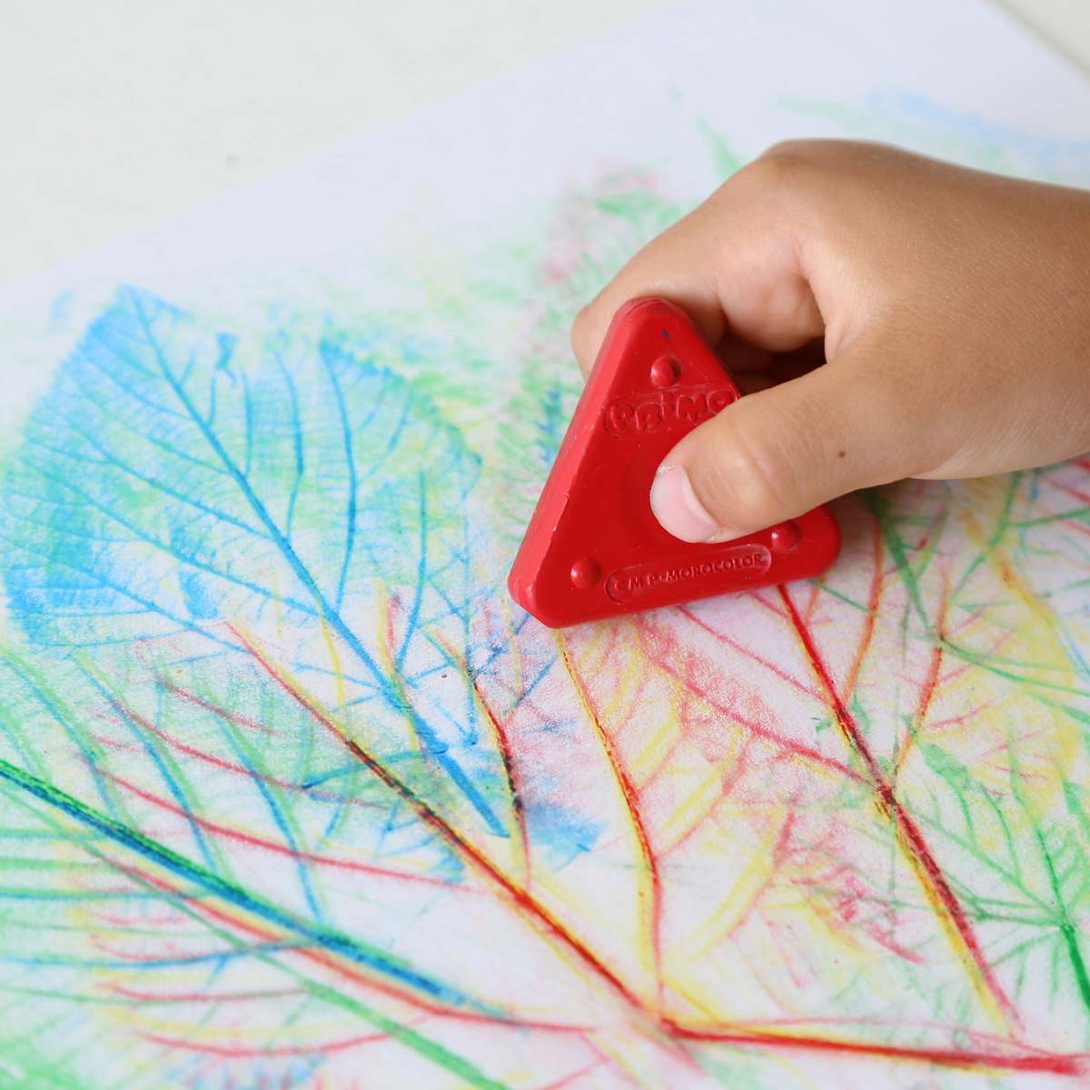 Wax Triangle Crayon Set 12-Color Set