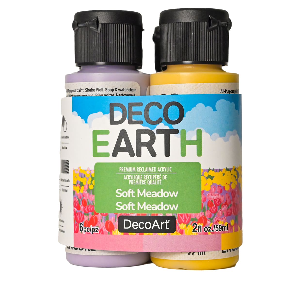 DecoEARTH Reclaimed Acrylic Sets Soft Meadow Set