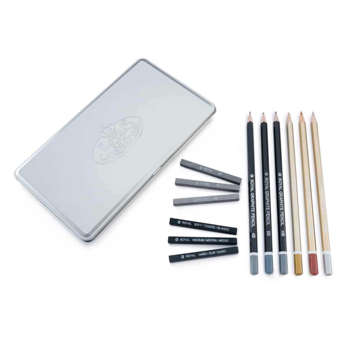 Metallic Sketching Art Set 12-Piece Set