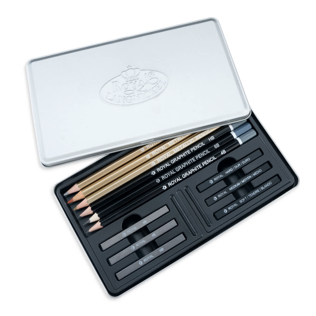 Metallic Sketching Art Set 12-Piece Set