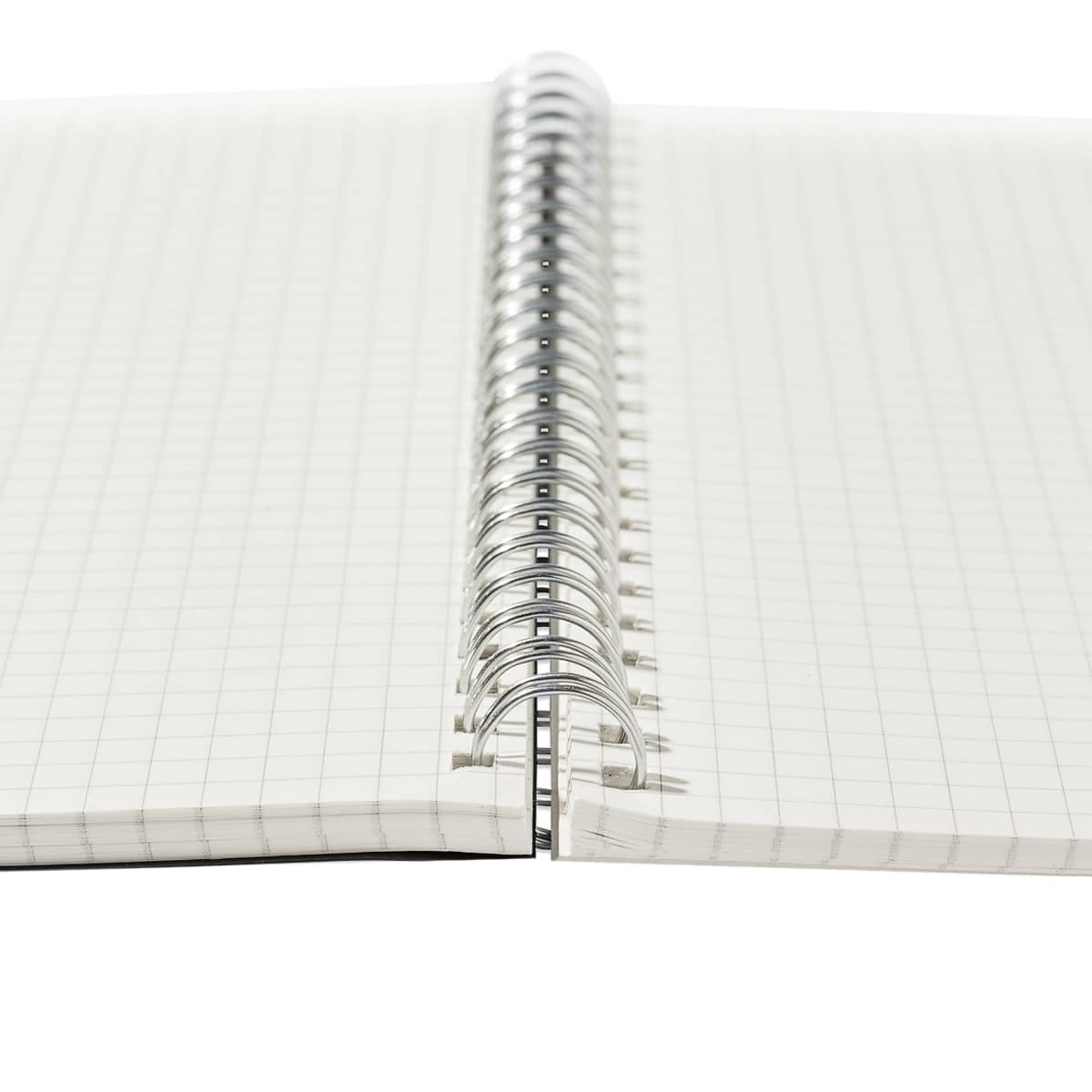 Fabriano Ecoqua Original Spiral-Bound Notebook, 5.8 in x 8.3 in, A5, Graph, 70 Sheets, Flamingo