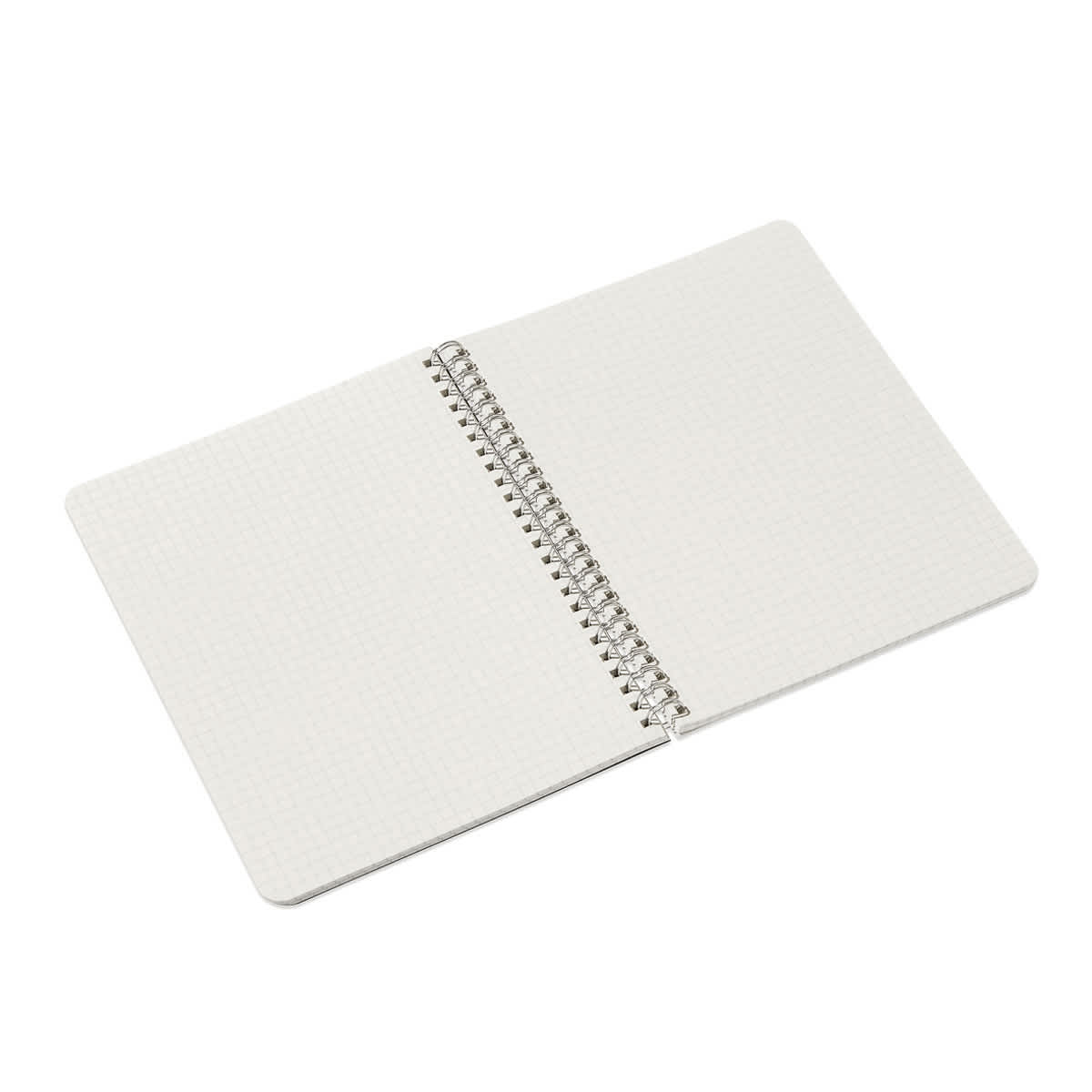 Fabriano Ecoqua Original Spiral-Bound Notebook, 5.8 in x 8.3 in, A5, Graph, 70 Sheets, Flamingo