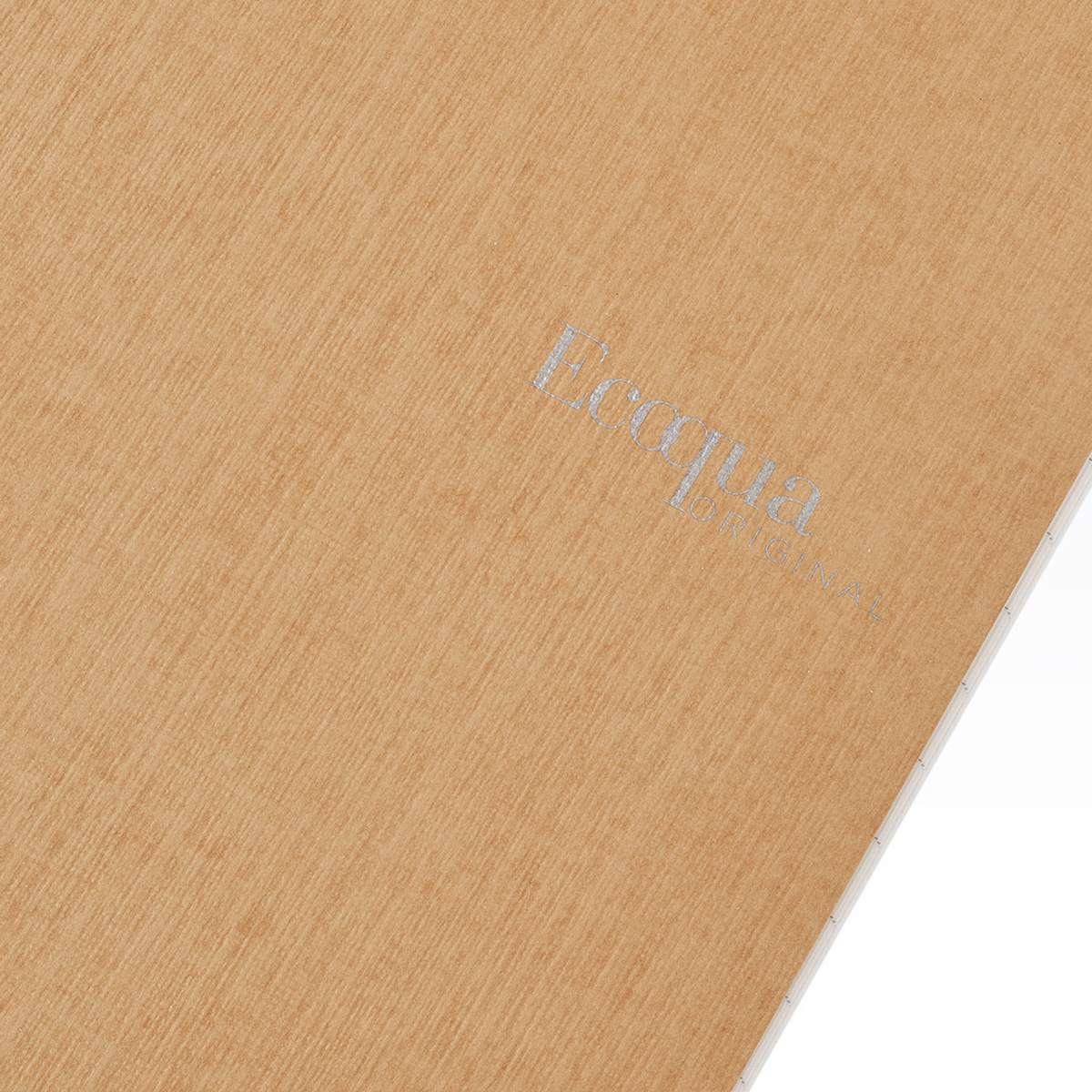 Fabriano Ecoqua Original Spiral-Bound Notebook, 8.3 in x 11.7 in, A4, Lined, 70 Sheets, Beige