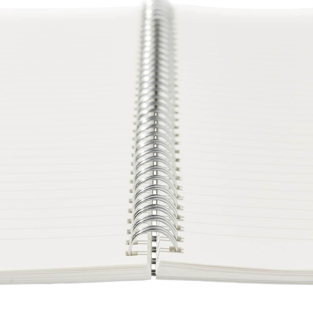 Fabriano Ecoqua Original Spiral-Bound Notebook, 8.3 in x 11.7 in, A4, Lined, 70 Sheets, Beige