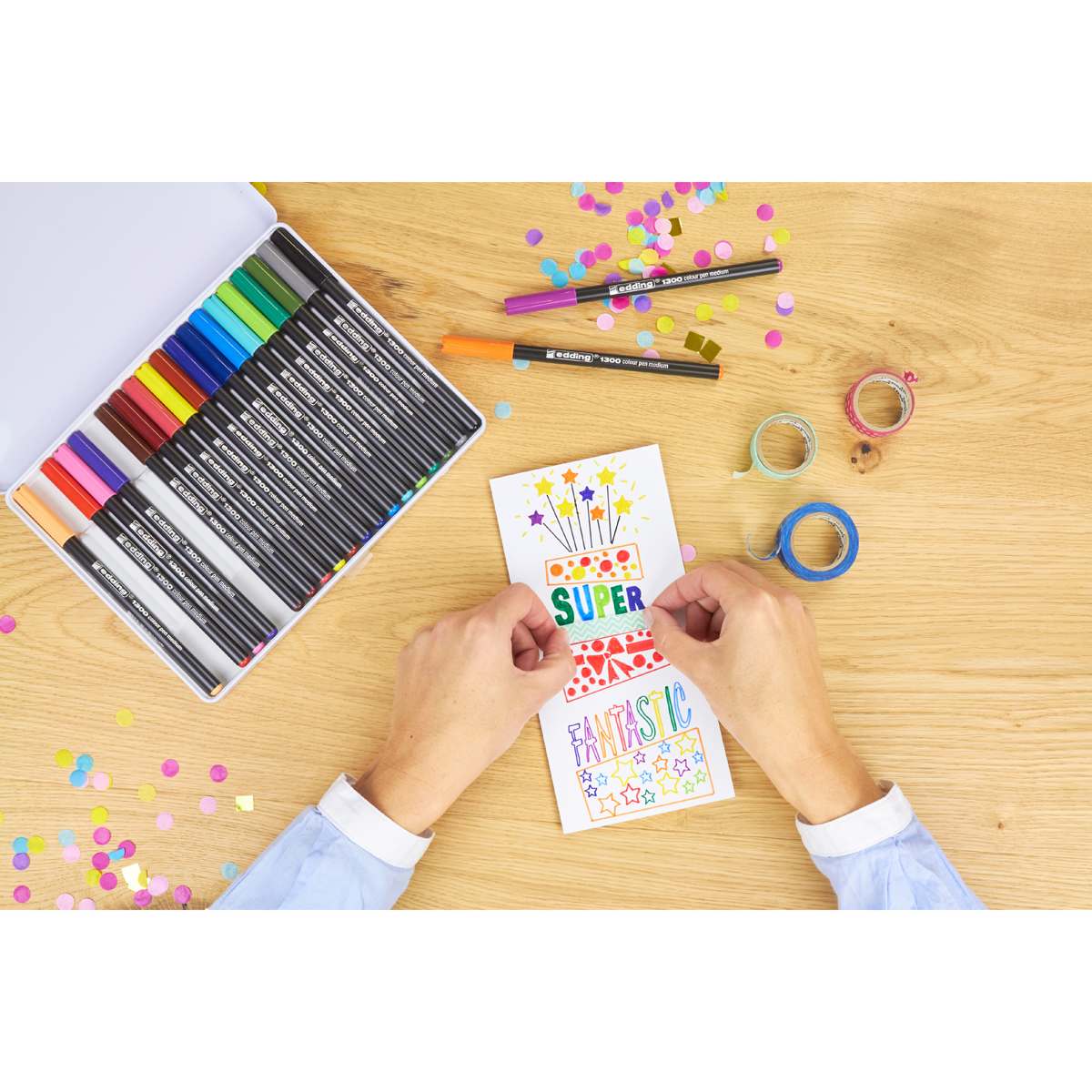 1300 Fiber Pen Set 20-Pen Set