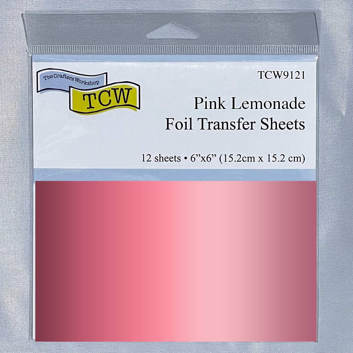 Crafter's Workshop 6" x 6" Foil Transfer Sheets Pink Lemonade