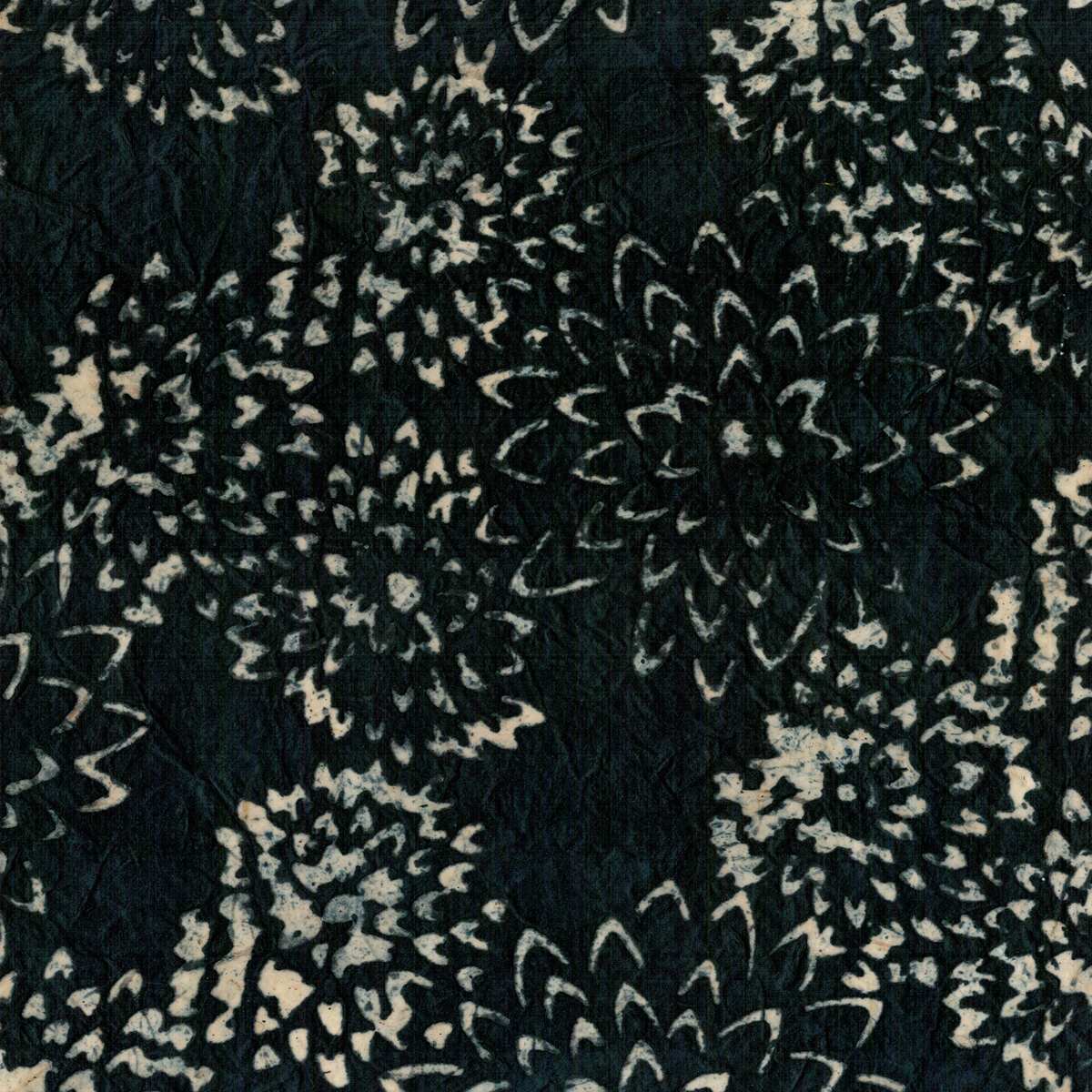 LAMALI Decorative Lokta Paper, 20 in x 30 in, Tomoe, Black, White Batik