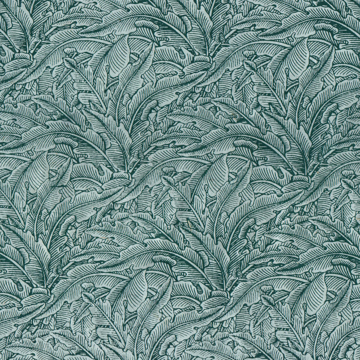 LAMALI Decorative Lokta Paper, 20 in x 30 in, Greenery Small, White, Eucalyptus Silkscreen