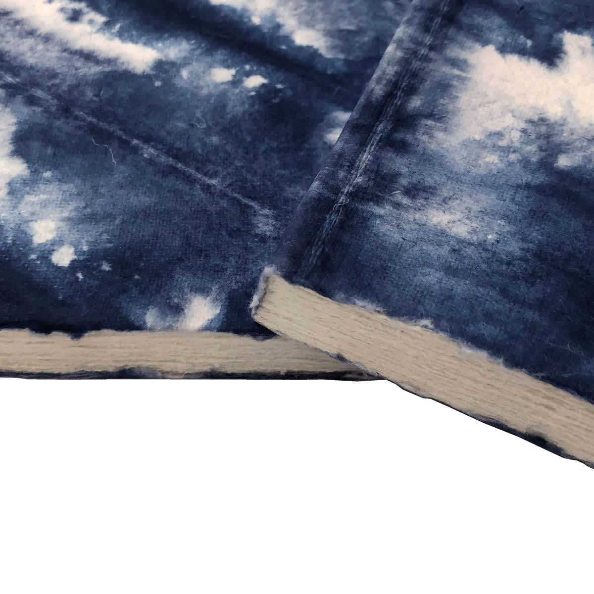 LAMALI Shibori Soft-Cover Handmade Journal, 5.9 in x 8.3 in, 72 Pgs./Bk., Indigo