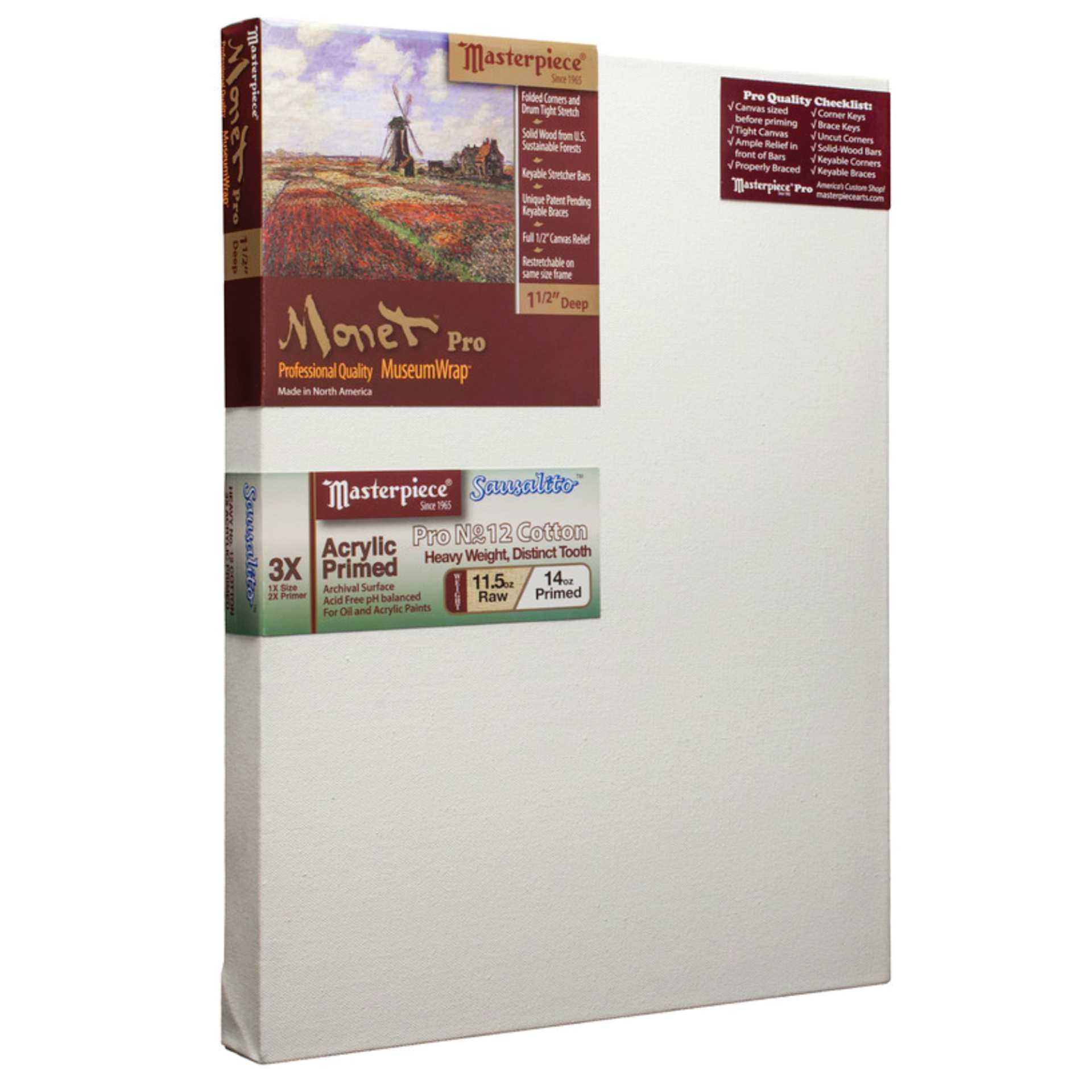 Masterpiece Sausalito Professional Canvas,12 oz, 30" x 36"