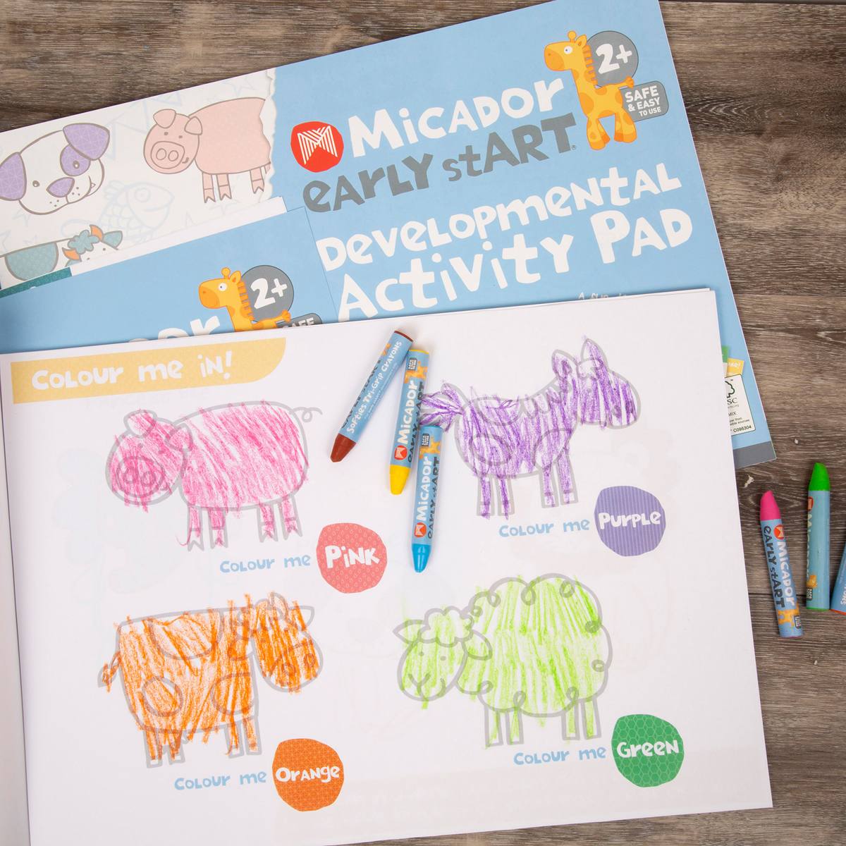 Micador early stART Developmental Activity Pad, 11.75 in x 16.5 in