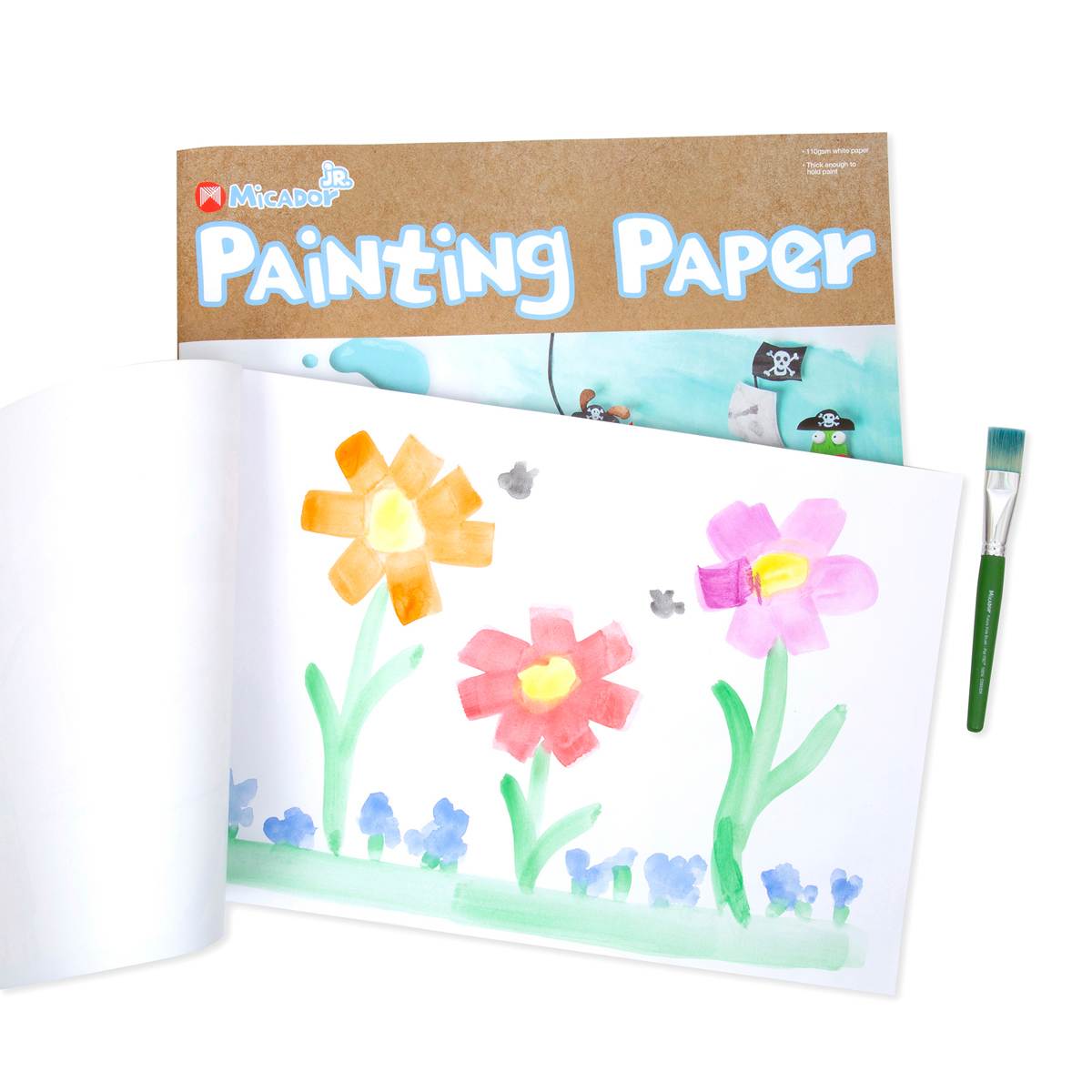 Micador jR. Painting Paper Pad, 11.7 in x 16.5 in