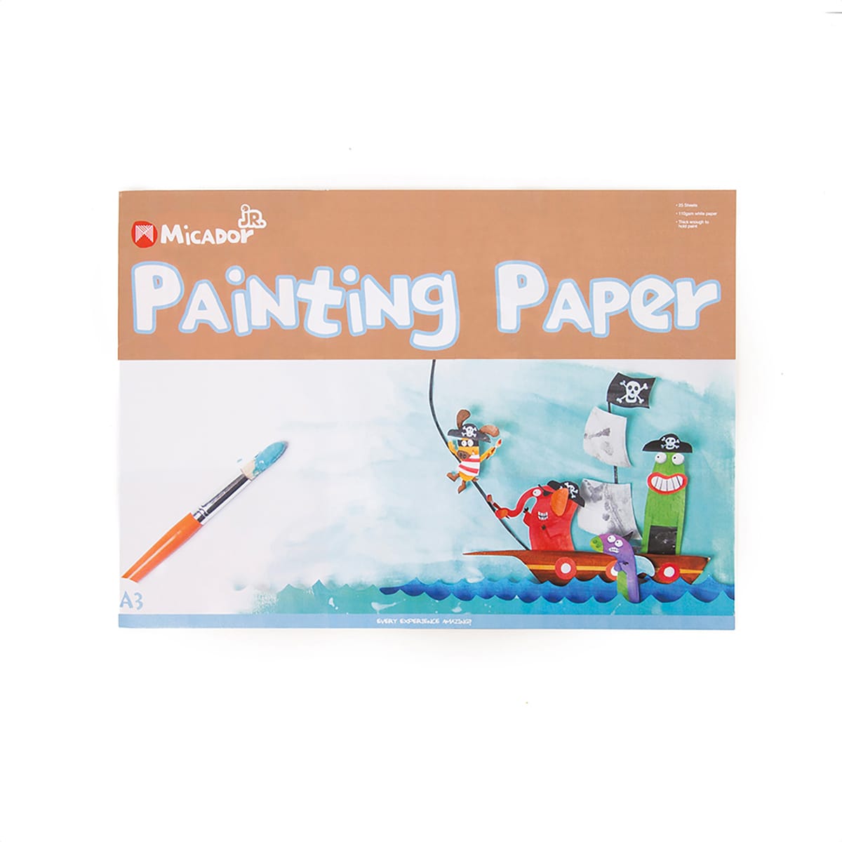 Micador jR. Painting Paper Pad, 11.7 in x 16.5 in