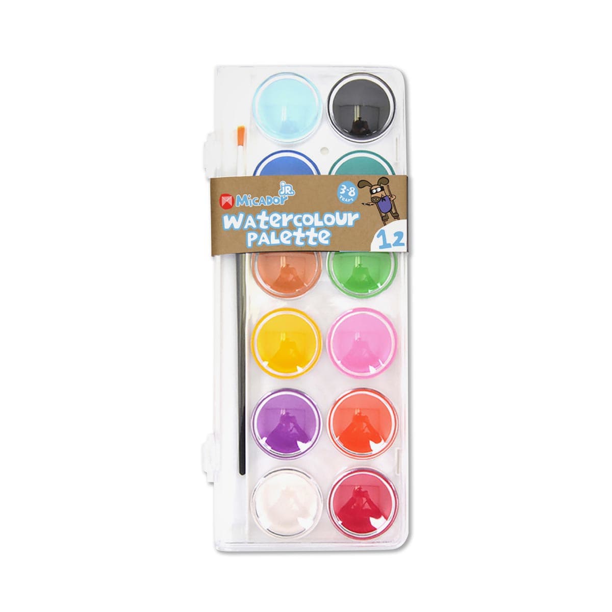 Watercolour Palettes 12-Color Set