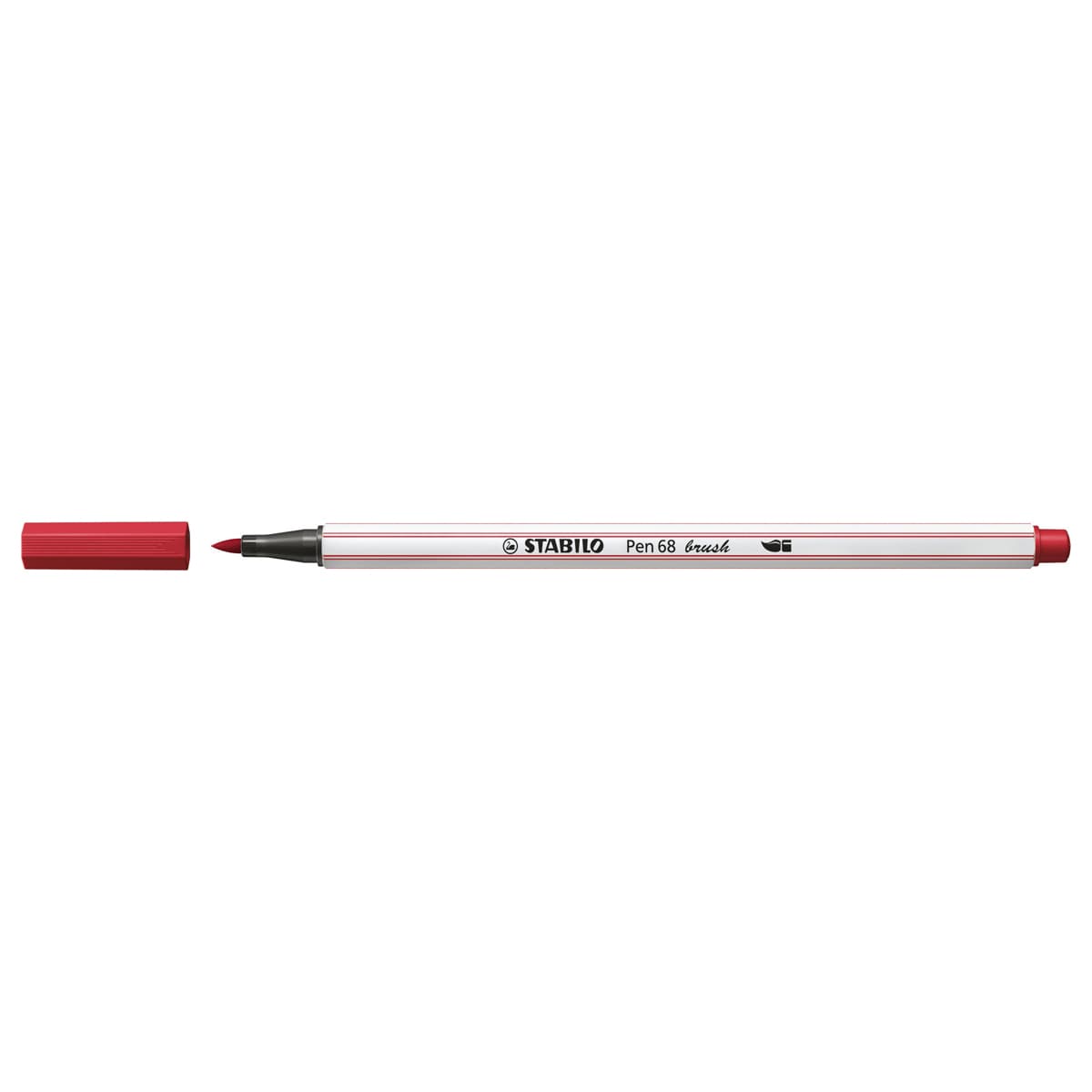 Pen 68 brush Dark Red