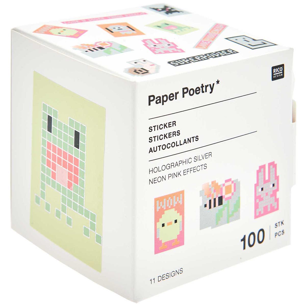 Sticker Rolls Pixels Roll