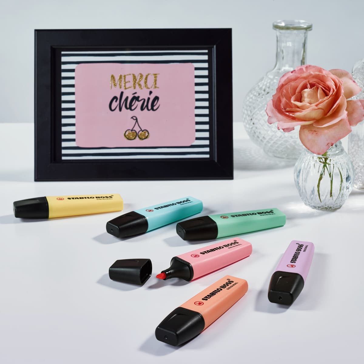 BOSS ORIGINAL Highlighters Set 4-Color Wallet Set