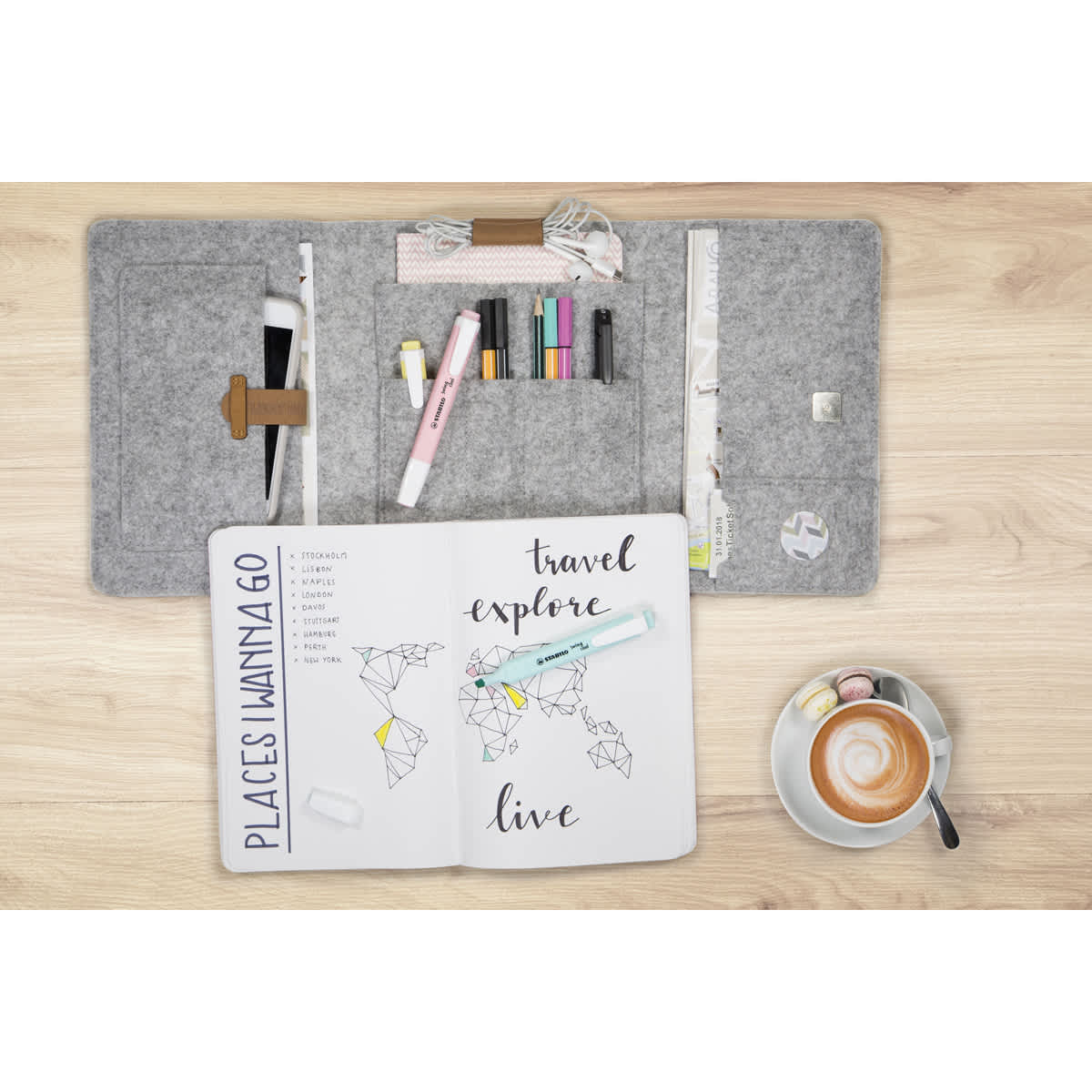 Stabilo Swing Cool Pastel Edition Highlighters Set of 6